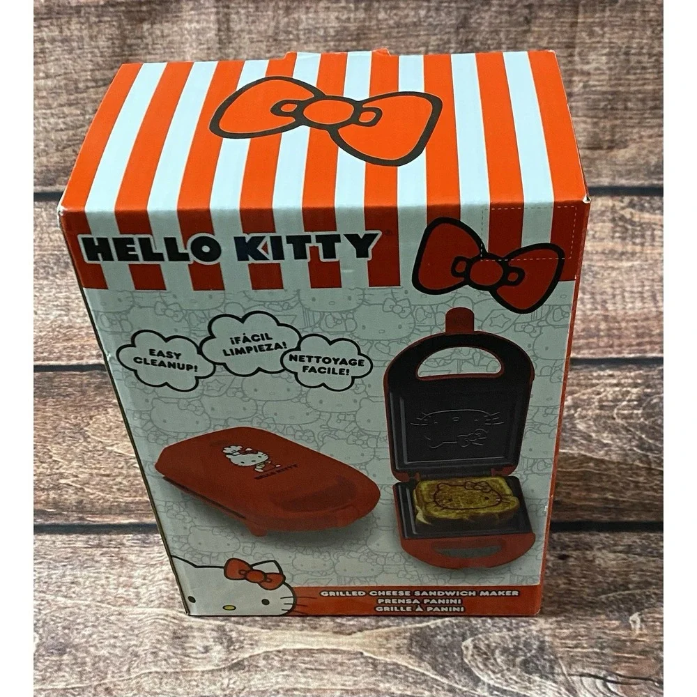 Hello Kitty Grilled Cheese Maker Non-Stick Sandwich Press Uncanny Brands New
